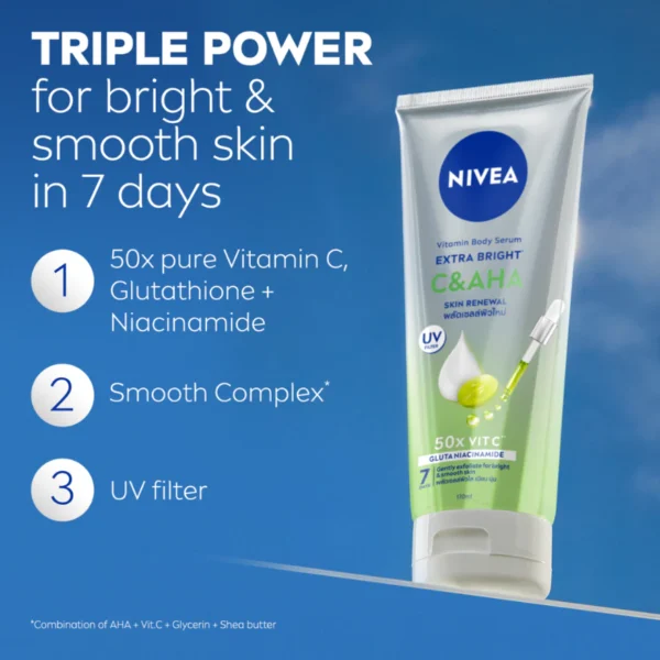 NIVEA Extra Bright C&AHA Vitamin Body Serum